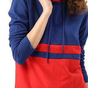 Venta al por mayor de alta calidad señora mujer Top pulóver Sudadera con capucha invierno forrado Club sudaderas con capucha sólido personalizable internacional - Product Image 6