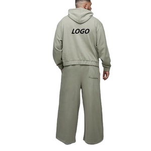 Conjunto Deportivo de Moda 2025, Sudadera con Capucha y Pantalones Deportivos Anchos Estampados de Dos Piezas, Unisex, Talla Grande - Product Image 4