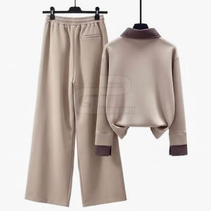 Conjunto de Dos Piezas Extra Grande para Mujer, Atuendo Holgado y Cómodo, Conjunto de Dos Piezas Extra Grande de Moda para Uso Casual y en Casa - Product Image 2