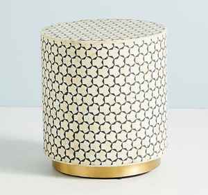 Inian Craft Galore BO0012 Muebles Artesanales con Incrustaciones de Hueso Natural, Imitación Antigua Pulida, Decoración Europea para el Hogar, para el Amor - Product Image 5