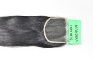 Vente en gros prix d'usine 100% cheveux bruts fermeture naturelle 5*5 faisceaux droits sans perte de cheveux extensions de cheveux humains du temple indien - Product Image 4