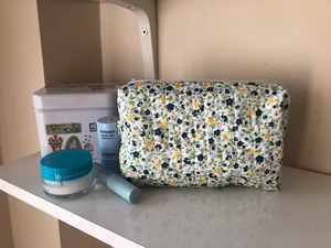 Cute Make Up <b>Travel</b> Bag Woman Quilted Cosmetics Zippered Make Up Best Friend Gift Toiletry <b>Organizer</b> Small Cosmetic Bag - Product Image 4