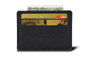 Cartera para tarjetas de crédito personalizable de cuero PU para hombre, tarjetero corto con forro de satén y cierre abierto RFID - Product Image 5