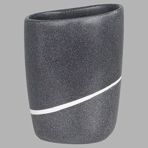 Porte-brosse à dents Spirella « Etna » en polyrésine gris, 9,5 x 7 x 12,5 cm - Product Image 2