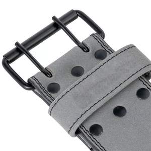 Ceinture d'haltérophilie en cuir de vachette personnalisable meilleure sangle de stabilité d'entraînement de levage réglable pour le confort - Product Image 5