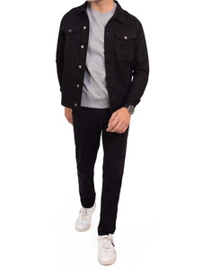 Nouvelles vestes en jean décontractées pour hommes, arrivées en hiver - Écologiques, coupe-vent, respirantes, durables, en coton biologique, logo personnalisé, les meilleures - Product Image 4