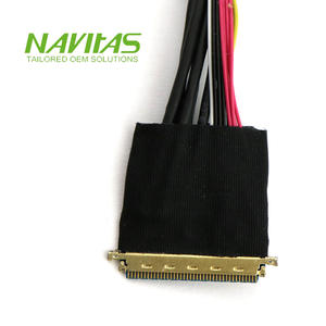 Connecteurs de câble d'assemblage Navitas OEM G-7309 40 broches LVDS mâle pour carte, conducteurs en cuivre étamé, gaine en PVC pour l'électronique - Product Image 4