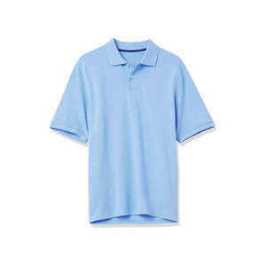 Toile écologique à manches courtes pour hommes de haute qualité pour Polo Logo personnalisé couleur unie pour tenue décontractée - Product Image 4