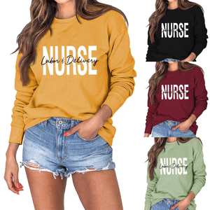 เสื้อกีฬาคอกลมแบบสั่งทำสำหรับผู้หญิง,เสื้อวอร์มผ้าฝ้ายออร์แกนิกคุณภาพสูงเสื้อกันหนาวขนาดใหญ่ขายส่งเสื้อผ้าบูติกสำหรับผู้หญิง - Product Image 3