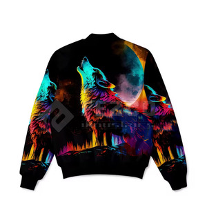 Professional Manufactured <b>Slim</b> <b>Fit</b> Men's Bomber <b>Jacket</b> Stand Front Casual Outdoor Winter Breathable Eco-Friendly Nylon/Polyester - Product Image 2