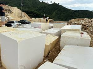 Blocs de pierre en marbre blanc du Vietnam - Product Image 1