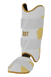 Protector de Espinilla de Béisbol de Cuero Duradero con Logotipo Personalizado QST para Adultos y Jóvenes, Uso Profesional - Product Image 3