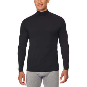 Maglia Tecnica da Uomo 32 Degrees Heat Plus con Collo Alto per Attività all'Aperto, Nera, Taglia Piccola - Product Image 1