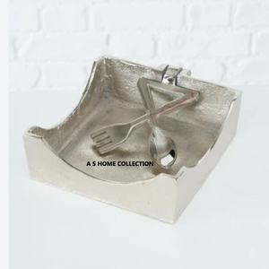 Servilletero Multifuncional de Latón con Diseño Floral Personalizado, Decoración de Mesa para Restaurante y Cocina - Product Image 6