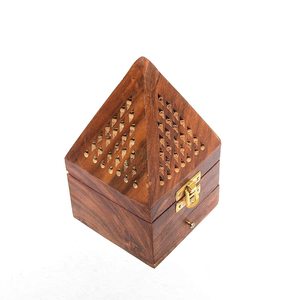 Top Selling High on Demand <b>Incense</b> <b>Burner</b> <b>Cone</b> Shape Wooden Unique Decorative Bakhoor <b>Burner</b> With Classic Style - Product Image 1