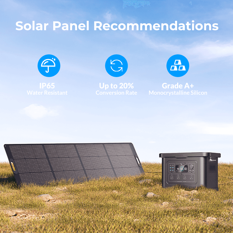 Commerciale Eu Lifepo4 Battery 2kw Tragbare Powerstation 2000w Portable Power Station 2400w Solar Power Backup Generator Home · image 6