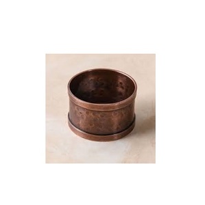 Copper Napkin Ring Hammered Design Top Quality Piece Handmade Top Quality Copper Napkin Ring for Low Price - Product Image 5