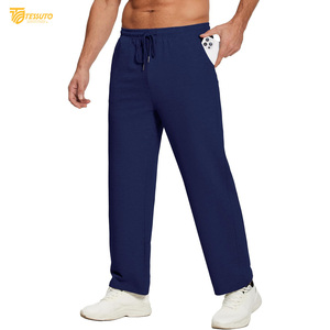 Pantalon imprimé brodé personnalisé de haute qualité Streetwear pantalon de survêtement unisexe en coton polaire surdimensionné avec cordon de serrage pour hommes - Product Image 4