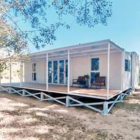 Maison préfabriquée extensible facile à installer, portable, 20 pieds, 40 pieds, 2, 3, 4 chambres, maison conteneur extensible mobile, bureau, cantine, toilettes