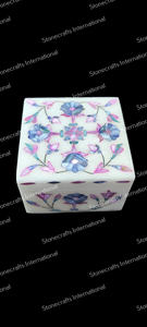 Best Selling Handmade Marble <b>Jewelry</b> <b>Box</b> with Stunning Mother of Pearl Detailing Ideal for <b>Gifts</b> and Keepsakes for Sale - Product Image 3