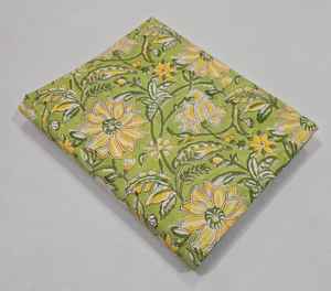 ผ้าฝ้าย100% พิมพ์ลายบล็อกมือระบายอากาศเป็นมิตรต่อสิ่งแวดล้อมผ้าฝ้ายทำด้วยมือจากผ้าฝ้ายลายตึกตึกตึกมรดกทางวัฒนธรรมแบบดั้งเดิม - Product Image 5