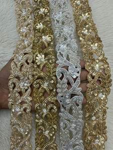 Dentelle brodée de qualité supérieure sur mesure où l'artisanat rencontre la couture. Idéale pour les stylistes de vêtements Créateurs de mariée Boutiques propriétaires - Product Image 4