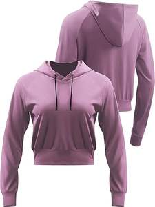 Sudadera con Capucha Informal de Talla Grande para Mujer, Moda Otoño Invierno 2024, Sudadera Corta de Estilo Urbano, Ropa de Mujer - Product Image 2