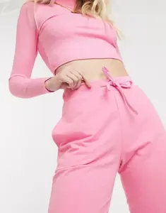 Conjunto Deportivo de Mujer, Diseño Moderno, Totalmente Personalizado, de Alta Calidad, Estilo Urbano, Cuello Alto, Manga Larga, Algodón - Product Image 2