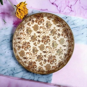 Juego de Dos Bandejas de MDF Ecológicas Hechas a Mano con Estampado Estético para Servir y Decorar el Hogar de f s International - Product Image 5