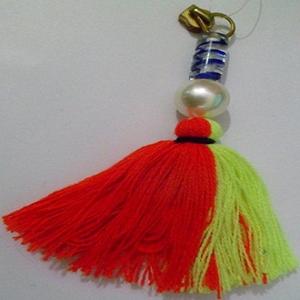 ผู้ผลิตพู่สีดำสีฟ้าเสื้อผ้าอุปกรณ์เสริมและอุปกรณ์ตกแต่ง5 "อินเดียเพชรส่งออก - Product Image 6