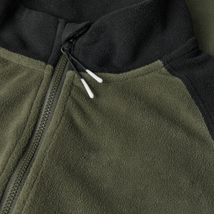 Chaqueta ecuestre de lana Polar de invierno para mujer personalizada, cuello alto grueso, contraste de Color, ropa larga para montar al aire libre - Product Image 4