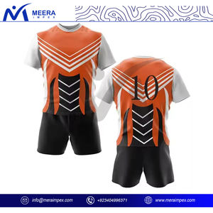 Ensemble d'uniformes de rugby à séchage rapide imprimés personnalisés pour hommes Short en jersey respirant pour match de club d'équipe Fourniture directe d'usine OEM - Product Image 3