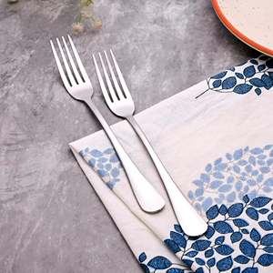 Mini Snappy Luxury Silver Metal <b>Forks</b> and Food Picks (Set of 2) for Home and Restaurant Use Small Tableware - Product Image 4