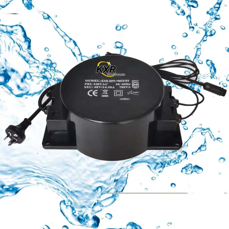 IP68 su geçirmez güç trafosu 220V 12V AC yüzme için havuz ışığı bahçe lambası yol lambası