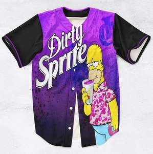 เสื้อเจอร์ซีย์เบสบอลเปล่าเสื้อเบสบอลทำจากปากีสถาน - Product Image 1