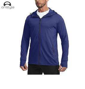 Sweat à capuche en jersey doublé personnalisé pour hommes OEM coupe-vent imperméable de haute qualité prix bon marché Onstyle Sports - Product Image 3