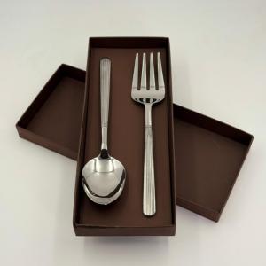 Juego de Servidores de Ensalada de Acero Inoxidable con Acabado Pulido Natural, Diseño Moderno y Lujoso, Apto para Lavavajillas, Herramientas para Ensalada para el Hogar a Bajo Precio - Product Image 6