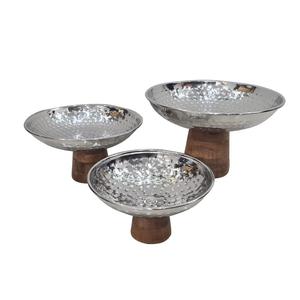 Décoration de table, support à gâteau en bois avec finition brillante en noyer, support à gâteau de table, support à gâteau pour mariage et anniversaire - Product Image 3