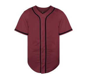 Impression personnalisée Baseball Chemises unies Maillot de baseball bleu Tenue Homme Sublimation Pas cher Maillot de baseball Homme Qualité supérieure - Product Image 1