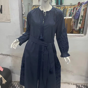 2020เสื้อเบลาส์แขนยาวผ้าลินินผสมฝ้ายปักลายดอกไม้สำหรับผู้หญิงชุดประจำชาติอูคูเลเล่แขนยาวผ้าลินิน100% ธรรมชาติ - Product Image 1