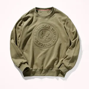 Nouvelle mode broderie personnalisée hommes hiver gaufré respirant sweats bonne qualité expédition rapide meilleur prix - Product Image 1