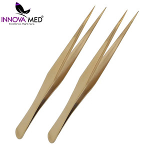 High <b>Precision</b> Lash Tweezers for Eyelash Extension Stainless Steel Professional Beauty <b>Tool</b> for Lash Application 45 degree sharp - Product Image 6