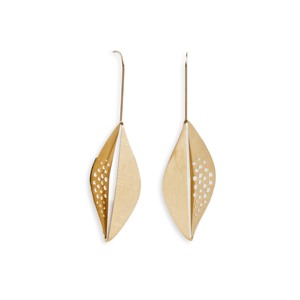 Cucocuca Yxq E162ต่างหูสแตนเลสสตีลชุบทองหรูหราเรียบง่ายเหมาะสำหรับฤดูใบไม้ผลิ/ฤดูร้อนดูมีสไตล์ทุกวัน - Product Image 1