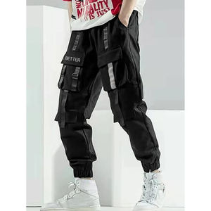 Pantalones Cargo Bermuda de Moda para Hombre, con Logotipo Personalizado, Corte Slim Recto, Casuales, Ligeros, de Algodón, Cintura Media, al por Mayor - Product Image 3