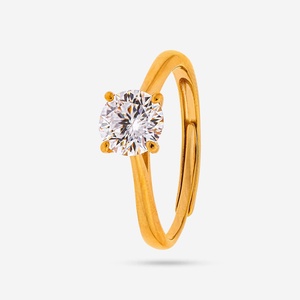 92.5 Silver <b>Finger</b> <b>Ring</b> with Diamond Cluster Rhodium Plated Animal Pattern Engagement Jewelry - Product Image 1