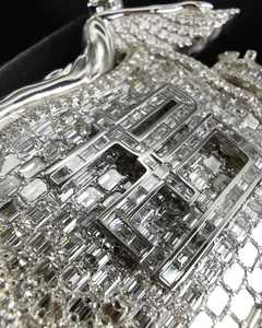 CONCEPTION Pendentif Aigle Hip Hop en Argent S925 et Or Massif 10k 14k 18k Bicolore, avec Moissanite VVS, serti de diamants, compatible testeur de diamant, style Bling Charm - Product Image 5