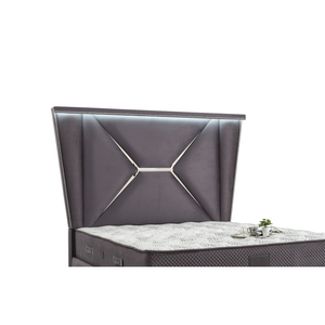 Đồ Nội Thất Phòng Ngủ Đế Giường Remix Bán Chạy Với Giá Thấp Đế Giường Đôi Kích Thước Gấp Đôi Với Đèn LED Trên Đầu Giường - Product Image 3