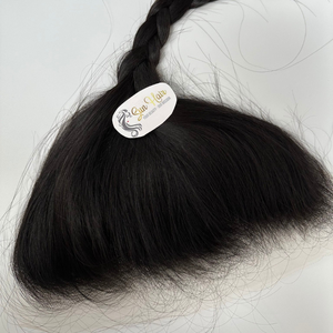 Sun Hair Company <b>HD</b> <b>Lace</b> Frontal Swiss <b>Lace</b> Single Knots Unprocessed Raw Hair Single Donor Vietnamese Human Hair Extensions <b>Wigs</b> - Product Image 4