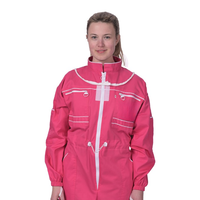 Combinaison de protection intégrale pour apiculteur avec voile de protection, légère, en coton, unisexe, pour adulte, respirante, durable, vert cendré
