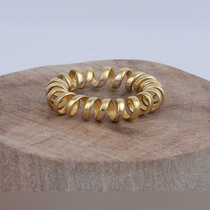 Spiral Twisted Band Design for Women Statement <b>925</b> <b>Silver</b> <b>Ring</b> Handmade in India Elegant Artistic Everyday Wear - Product Image 3